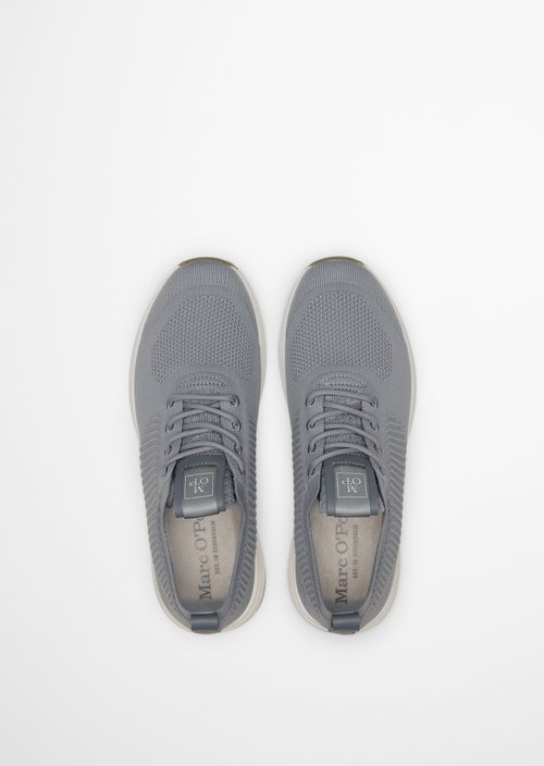 Knitted sneaker model Jasper — Grey