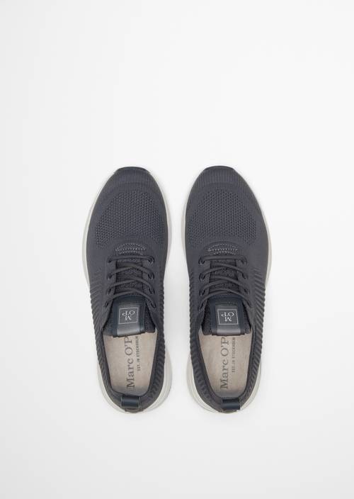 Sneaker in maglia modello Jasper Grey Morn in vista dall’alto