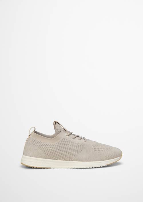 Sneaker in maglia modello Jasper Sand Melange vista esterna scarpa destra