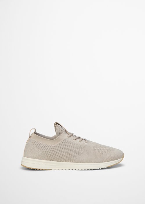 Knitted sneaker model Jasper — Sand Melange