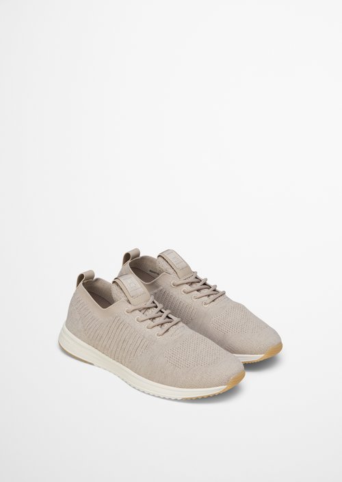 Knitted sneaker model Jasper — Sand Melange