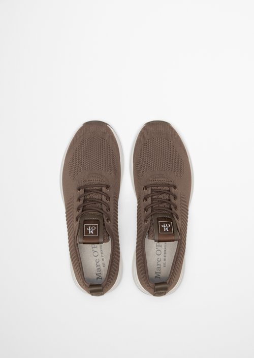 Knitted sneaker model Jasper — Dark Nickle