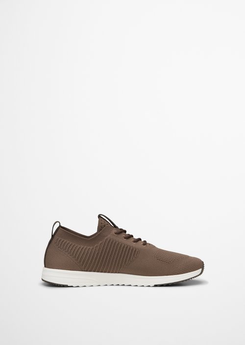 Knitted sneaker model Jasper — Dark Nickle