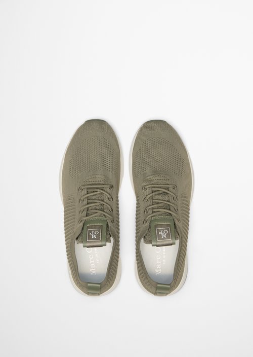 Knitted sneaker model Jasper — Oak Ash