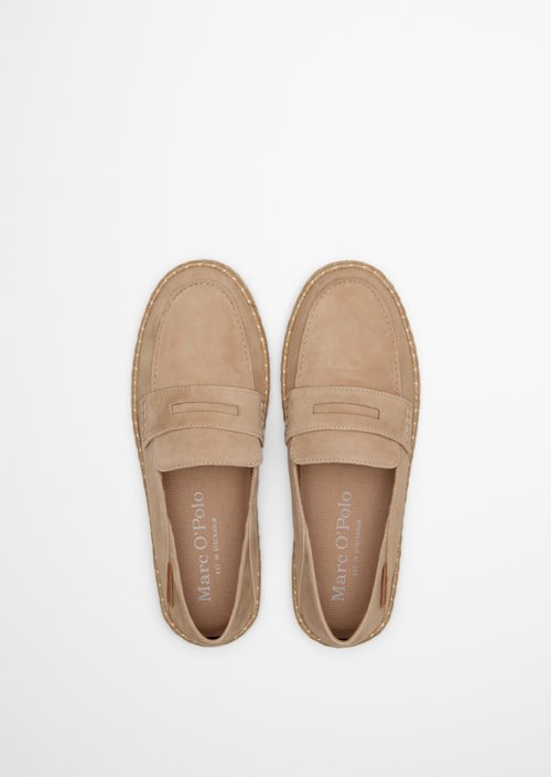 Penny loafer espadrilles model Jerry — Sand