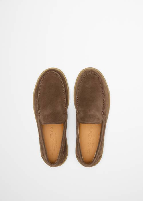 Model kapcia w kratkę Dark Taupe w widoku z góry