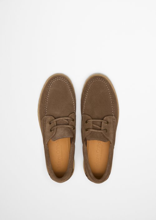 Boat shoe model Levi — Dark Taupe