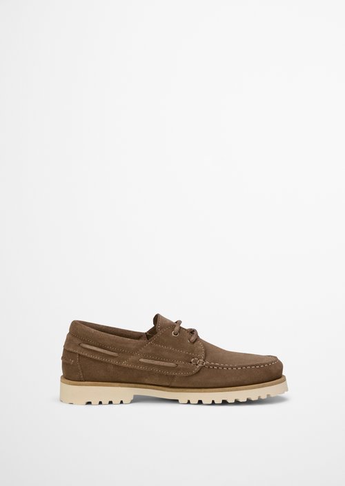 Boat shoe model Levi — Dark Taupe