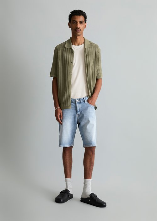 Denim shorts model Olaf regular — Aqua