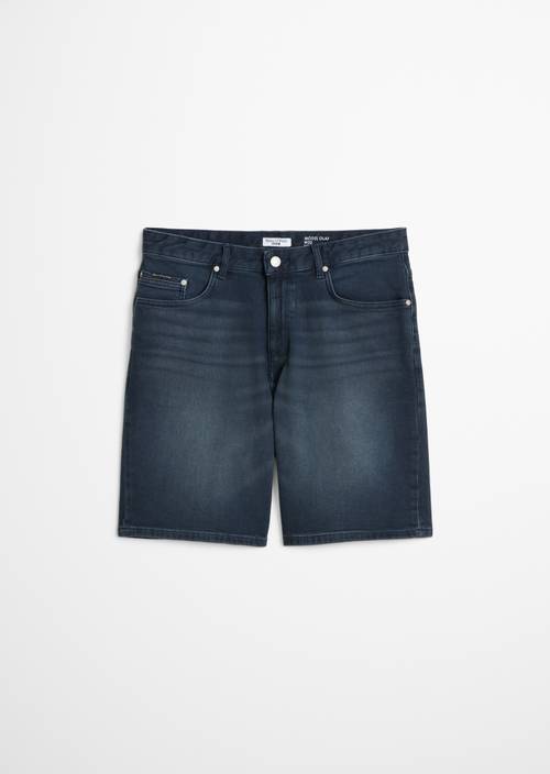 Pantaloncini di jeans modello Olaf regular Dark Blue in vista isolata senza modella