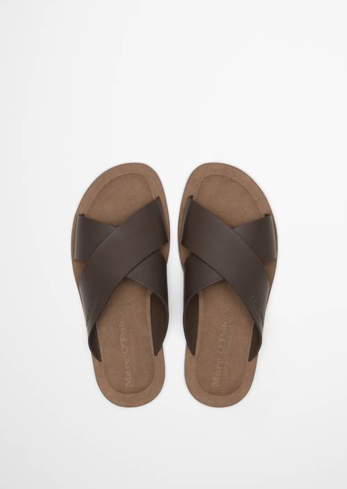 Pantolette Model Lua Dark Nickle in Ansicht von oben