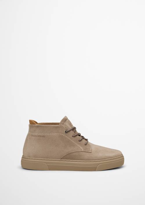 Modelo Malte con cordones Light Taupe vista exterior del zapato derecho