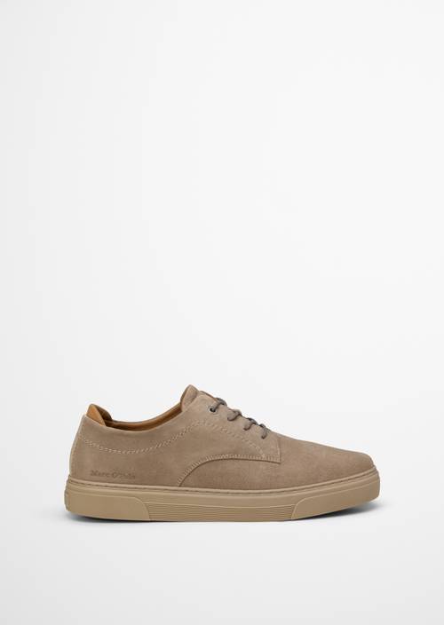 Modelo Malte con cordones Light Taupe vista exterior del zapato derecho