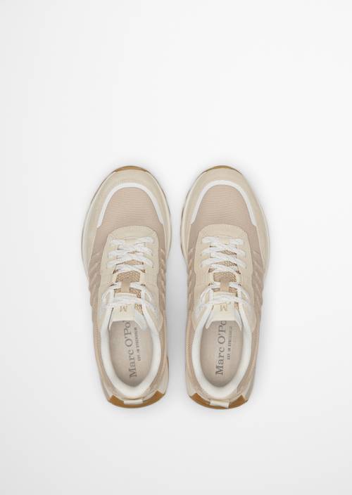 Sneaker Model Maxi Grey Silk w widoku z góry