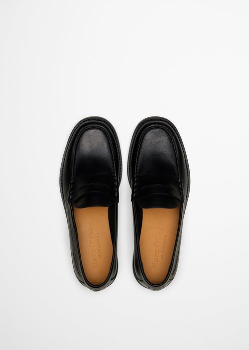 Penny loafer model Michael — Black
