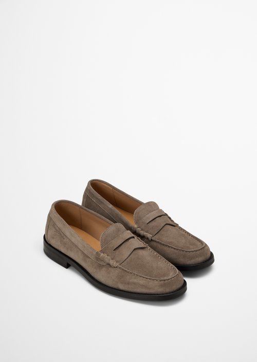 Penny loafer model Michael — Dark Taupe