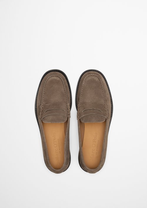 Penny loafer model Michael — Dark Taupe