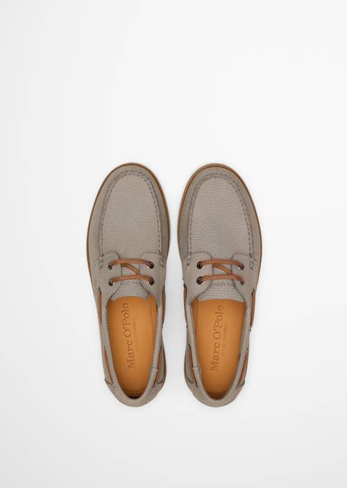 Zapato náutico modelo Nadal Basalt Grey en vista superior