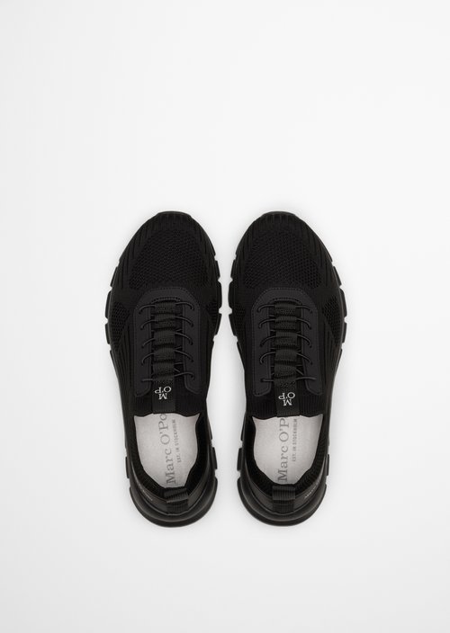 Knitted sneaker model Oliver — Black