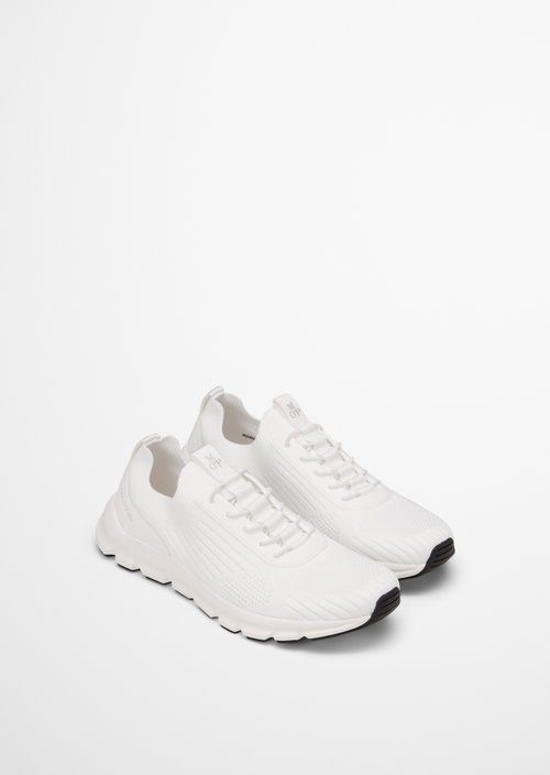 Knitted sneaker model Oliver — White