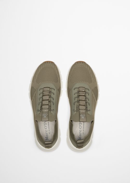 Knitted sneaker model Oliver — Oak Ash