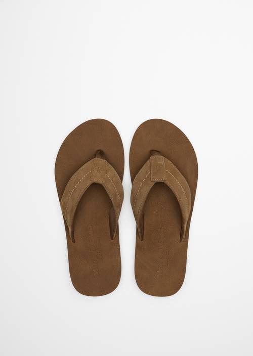 Zehentrenner Model Paquale Light Brown in Ansicht von oben