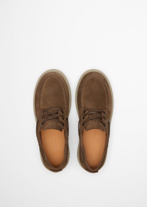 Boat shoe model Zen — Dark Taupe