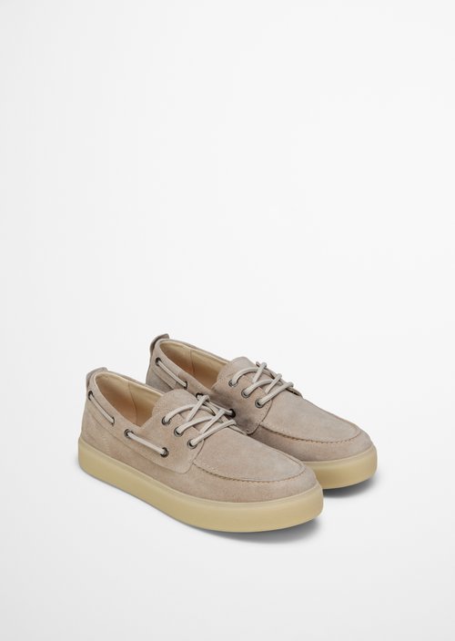 Boat shoe model Zen — Light Taupe