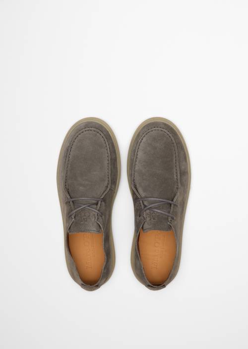 Mokassin-Schnürer Model Zen Dark Nickle in Ansicht von oben