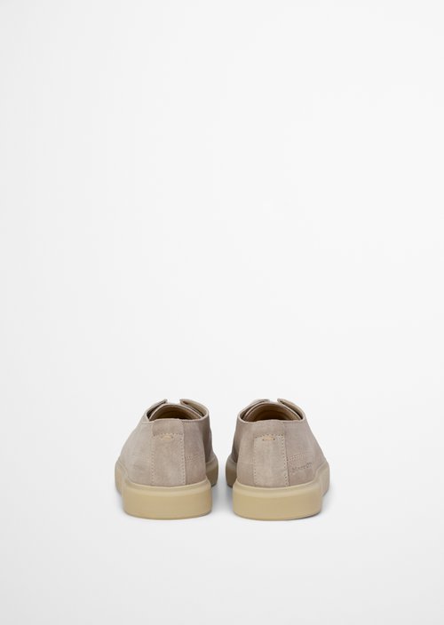 Moccasin lace-up shoe model Zen — Light Taupe