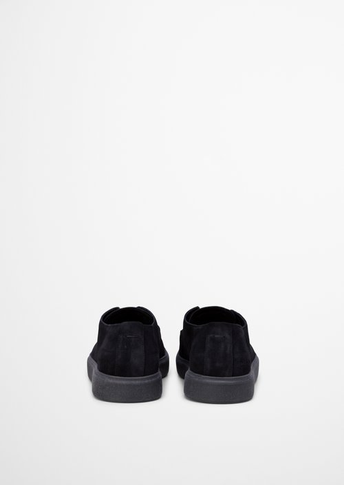 Moccasin lace-up shoe model Zen — Dark Navy