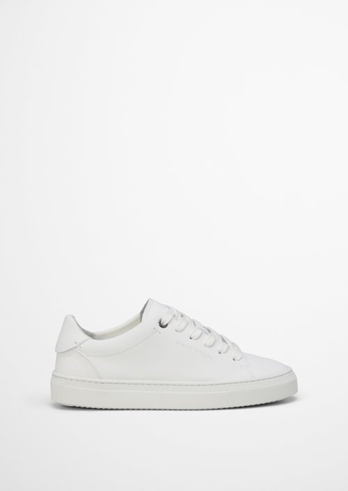 Cup sole sneaker model Alfa — White
