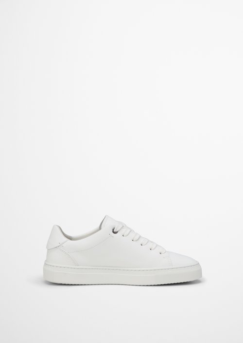 Cup sole sneaker model Alfa — White
