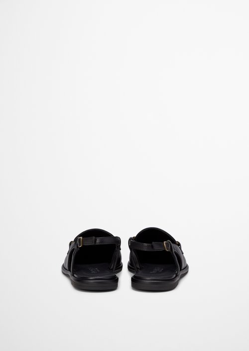 Slingback loafer model Alva — Black