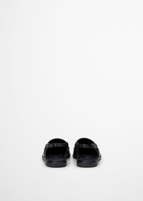 Slingback loafer model Alva — Black