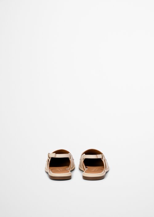 Slingback loafer model Alva — Raw Cotton