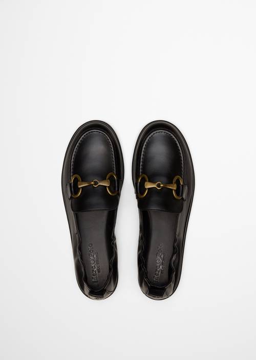 Loafer Model Alva Black in Ansicht von oben