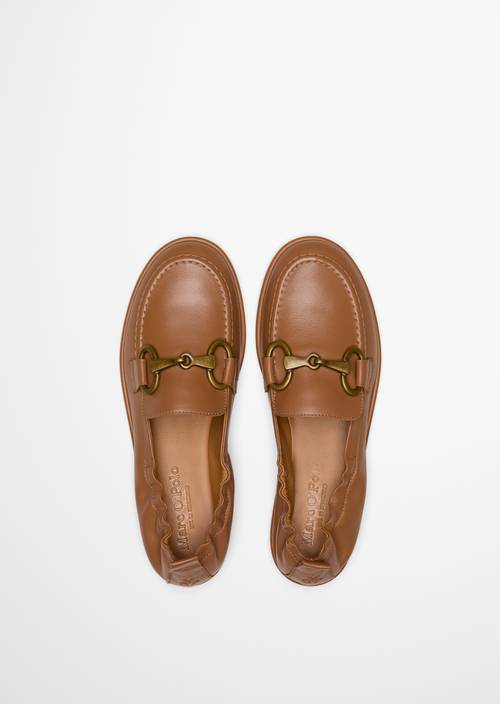 Loafer Model Alva Cognac in Ansicht von oben