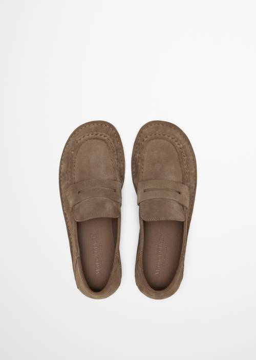 Loafer model Alvette Faded Brown in top view