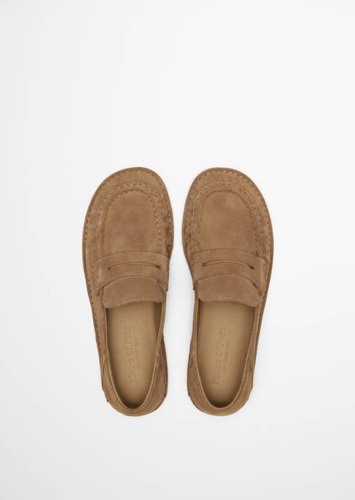 Loafer model Alvette Darker Sand in top view