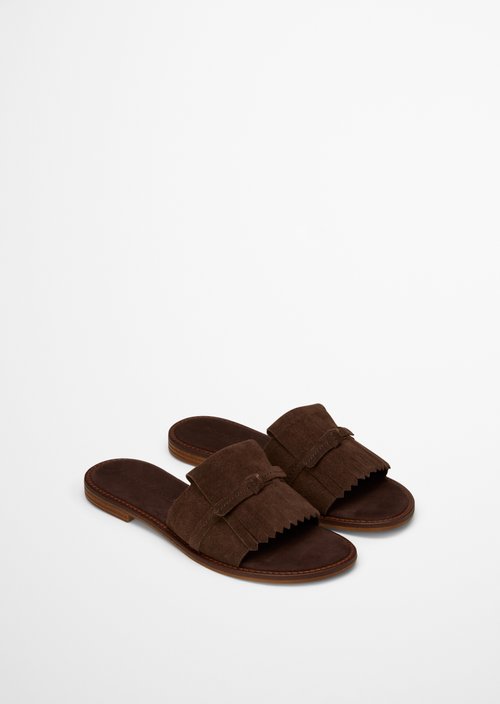 Mules model Babette — Burnt Coffee