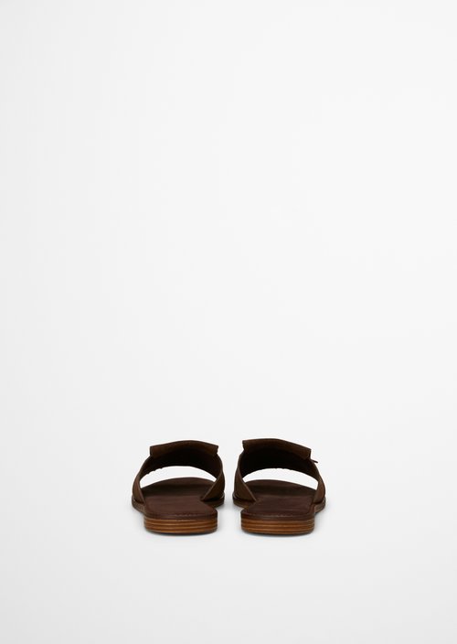Mules model Babette — Burnt Coffee