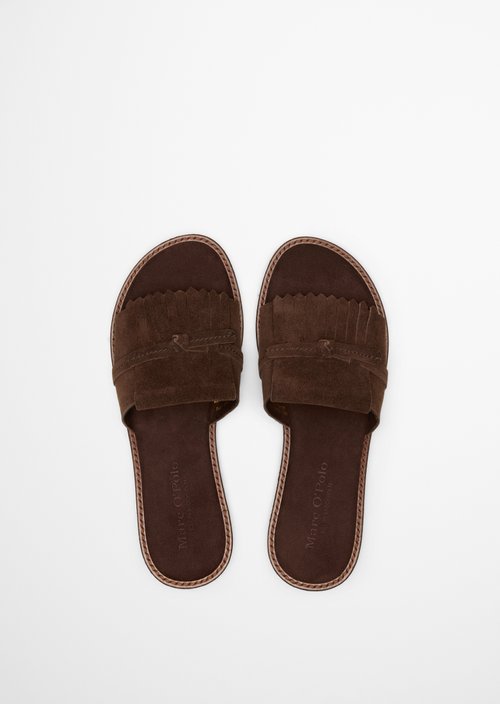 Mules model Babette — Burnt Coffee