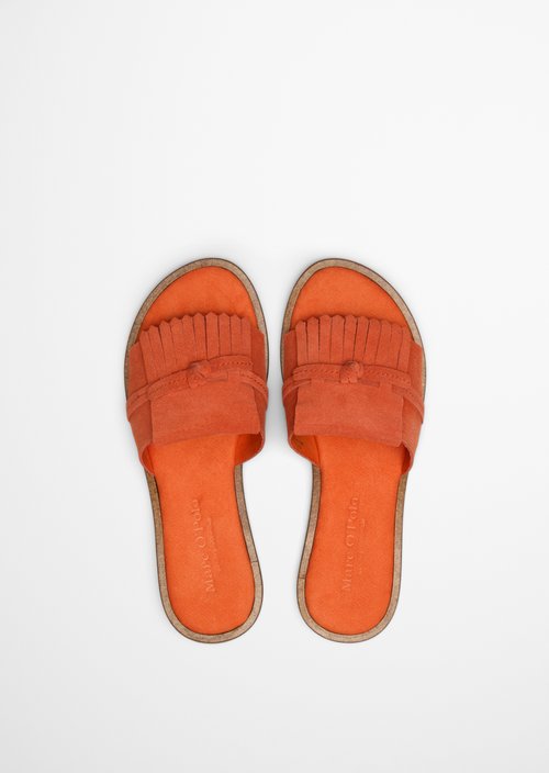 Mules model Babette — Warm Orange