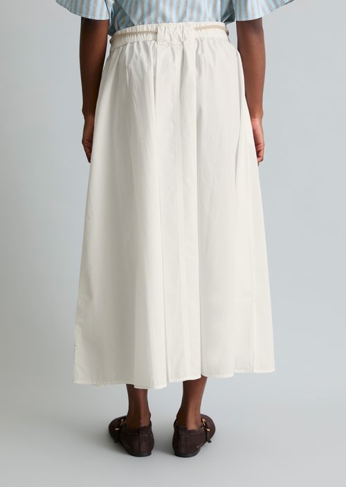 Flared skirt — Silky White