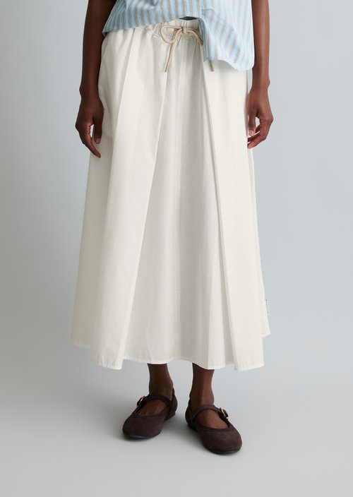 Flared skirt — Silky White