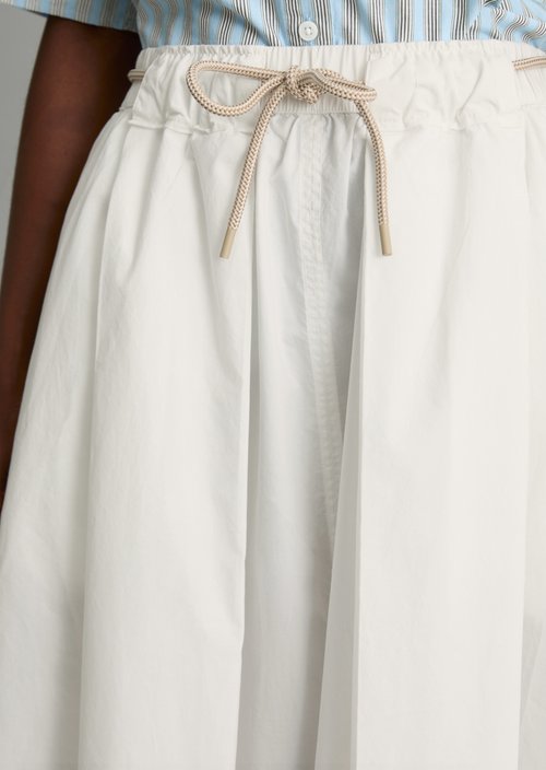 Flared skirt — Silky White