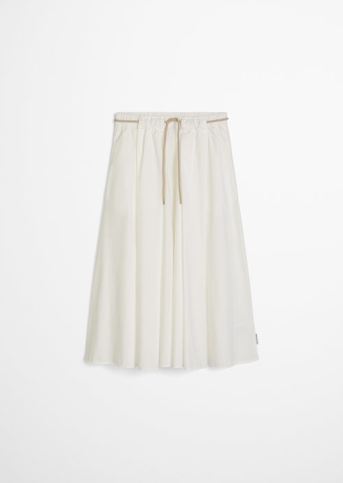 Flared skirt — Silky White