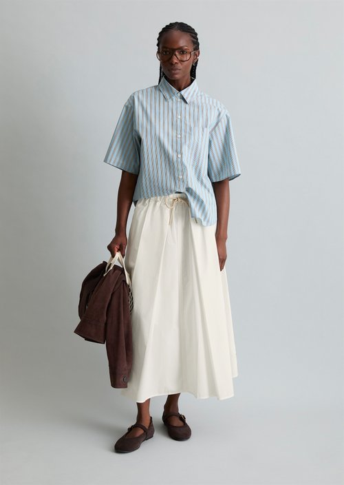 Flared skirt — Silky White