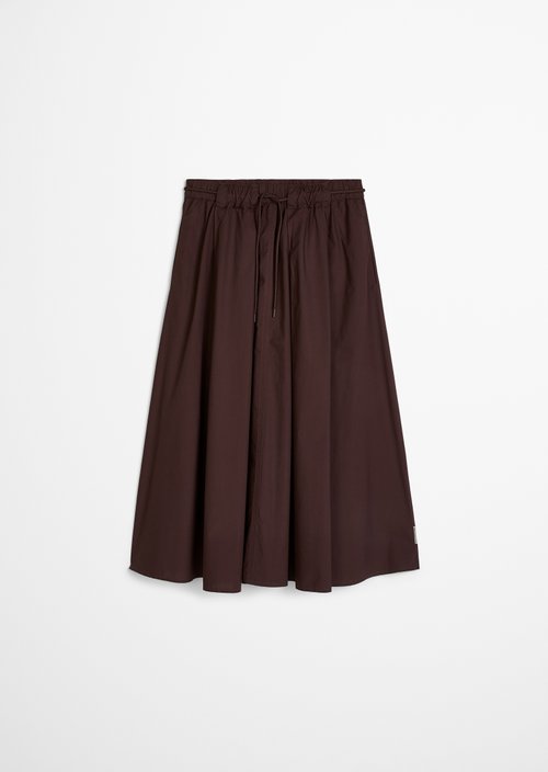 Flared skirt — Burnt Aubergine